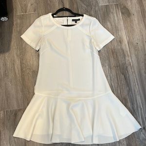 Cream mini dress